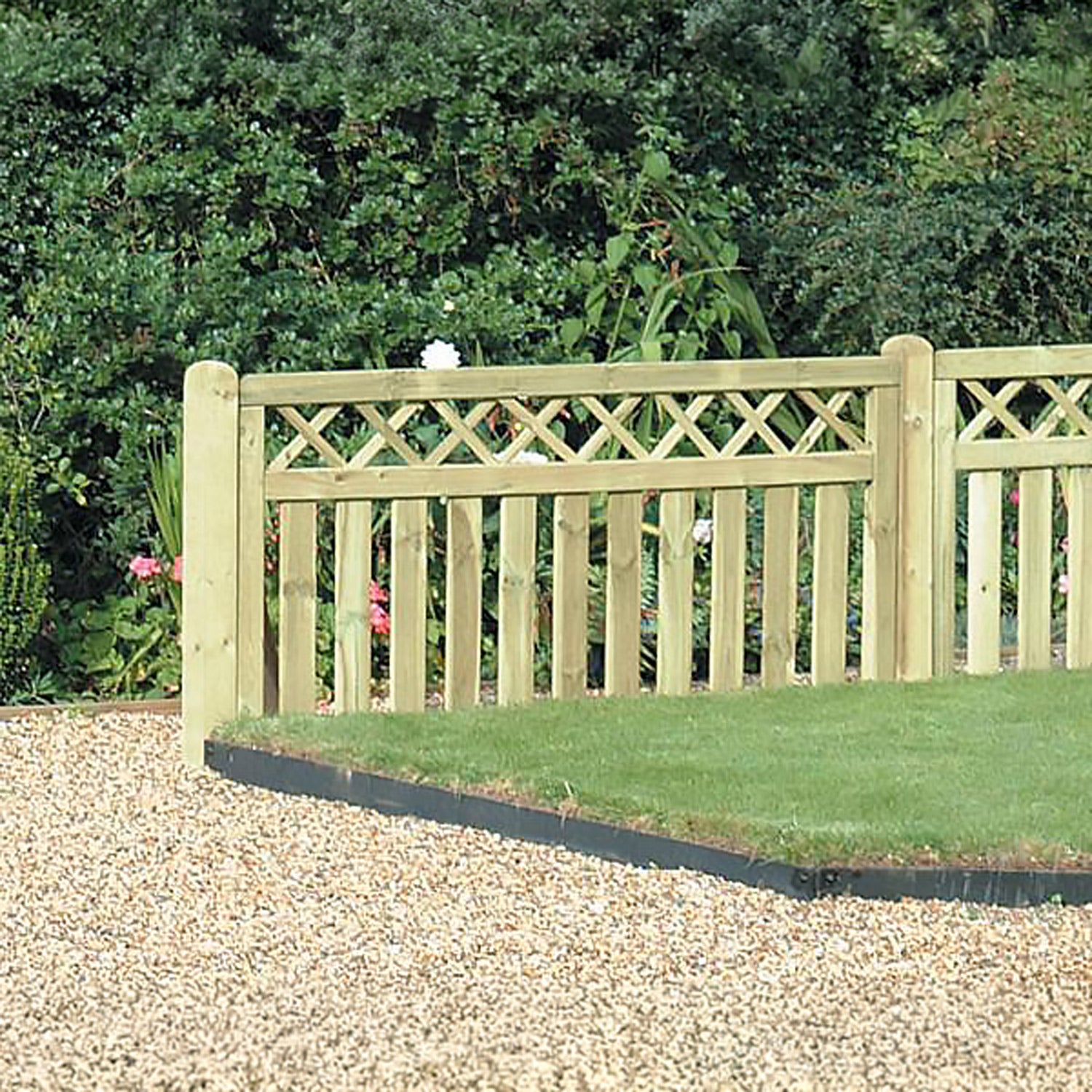 Cross Top Fence Panel – UK Deck IT