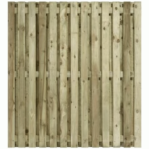 Double-sided-paling- fence panel