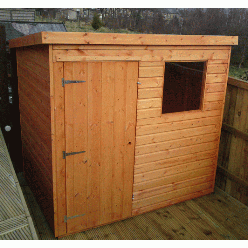 Standard range pent garden shed 1