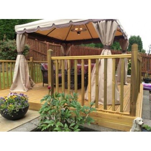 decking-kit-balustrade on 2 sides