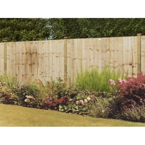 feathered-edge-fence panel-